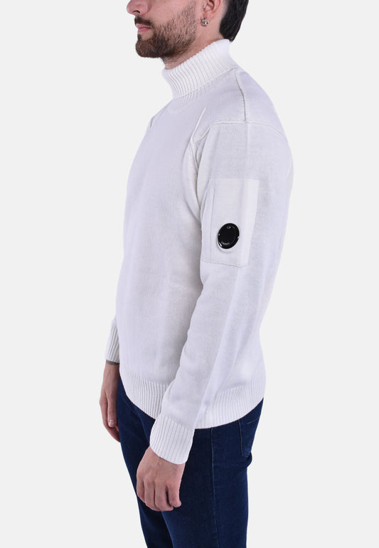 LAMBSWOOL GRS ROLL NECK KNIT