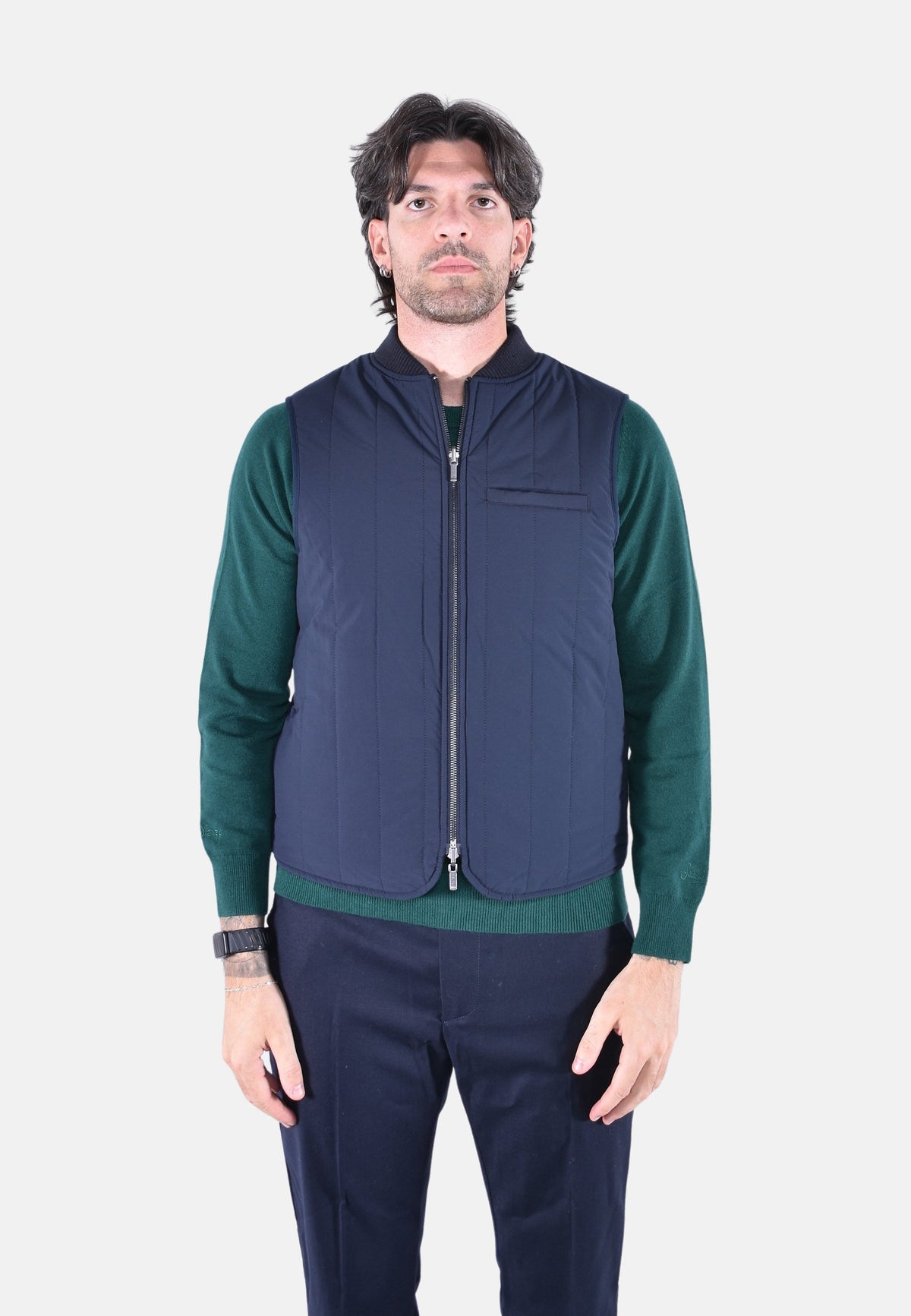 SPENCER WOOL REVERSIBLE WOOL VEST