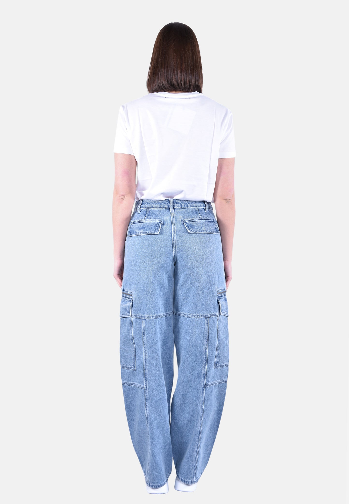 DENIM UTILITY CARGO