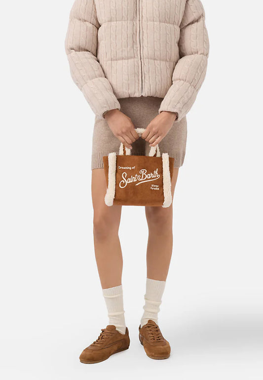 VANITY MINI SHEARLING SMALL BAG WITH STRAP