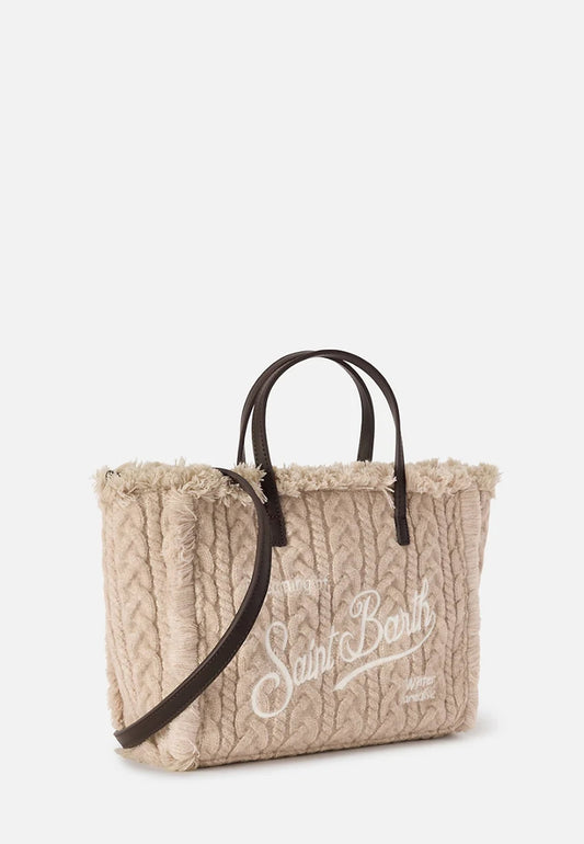 COLETTE WOOL BRAID N HAND BAG WITH STRAP