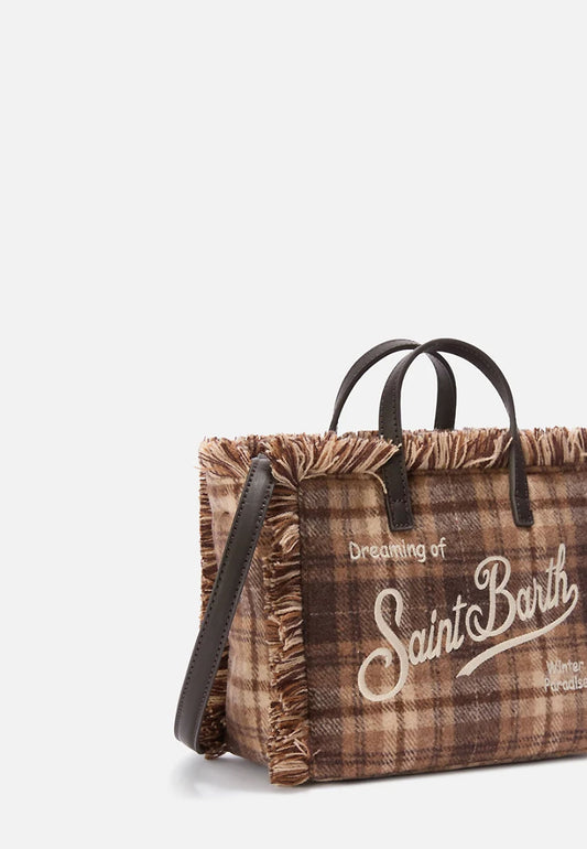 VANITY MINI WOOL N SMALL BAG WITH STRAP