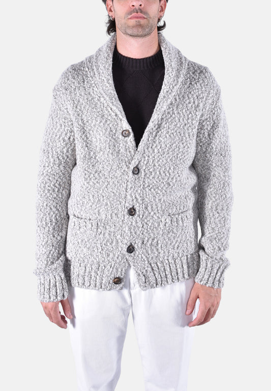 CARDIGAN COLLO SCIALLE