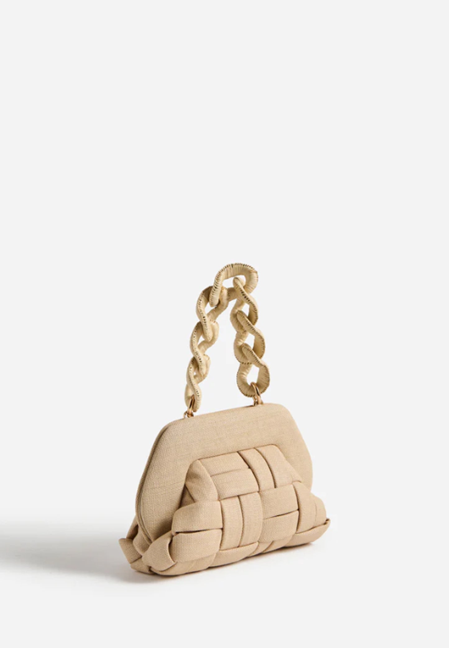 TIA WAVED STRAW SHELL