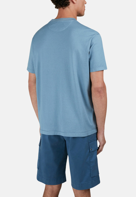 T-SHIRT IN COTONE LIGHT JERSEY TINTO CAP