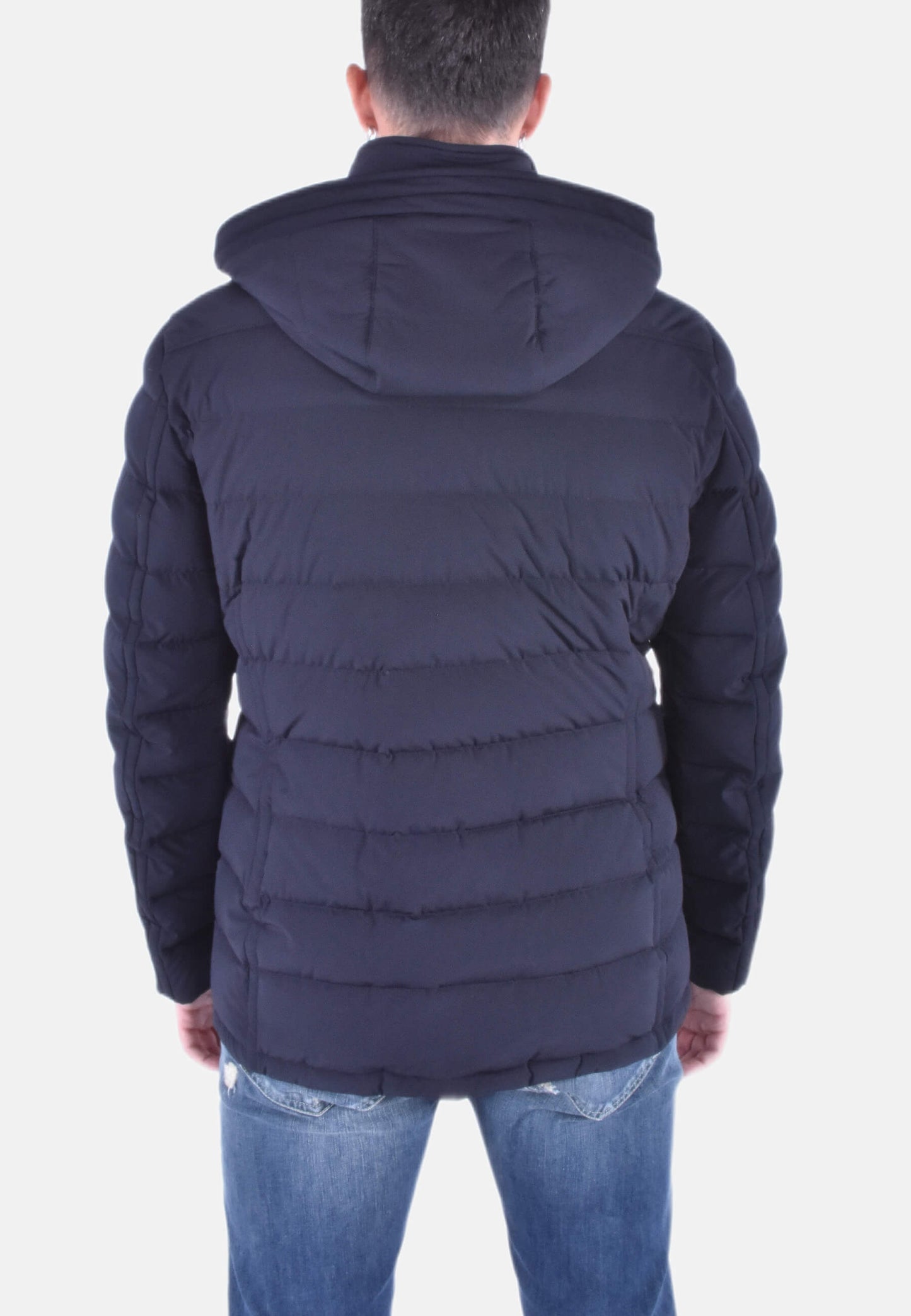 GIACCA IN PIUMA CON CAPPUCCIO STACCABILE CRAIG