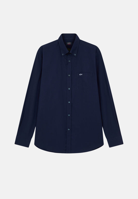 CAMICIA IN POPELINE DI COTONE