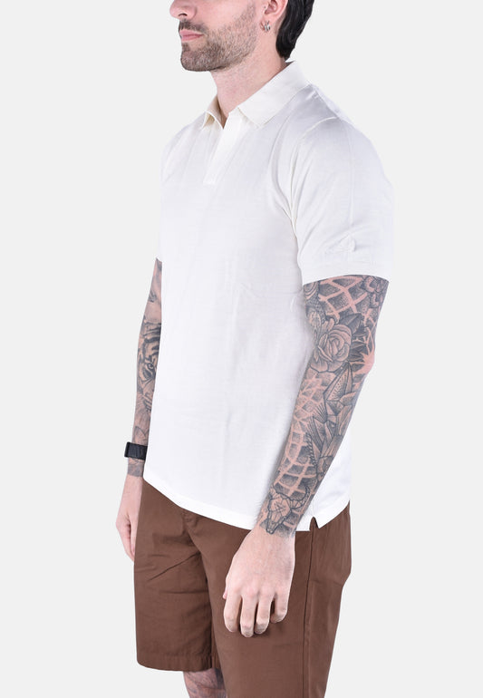 SLOAN COTTONSILK POLO SHIRT