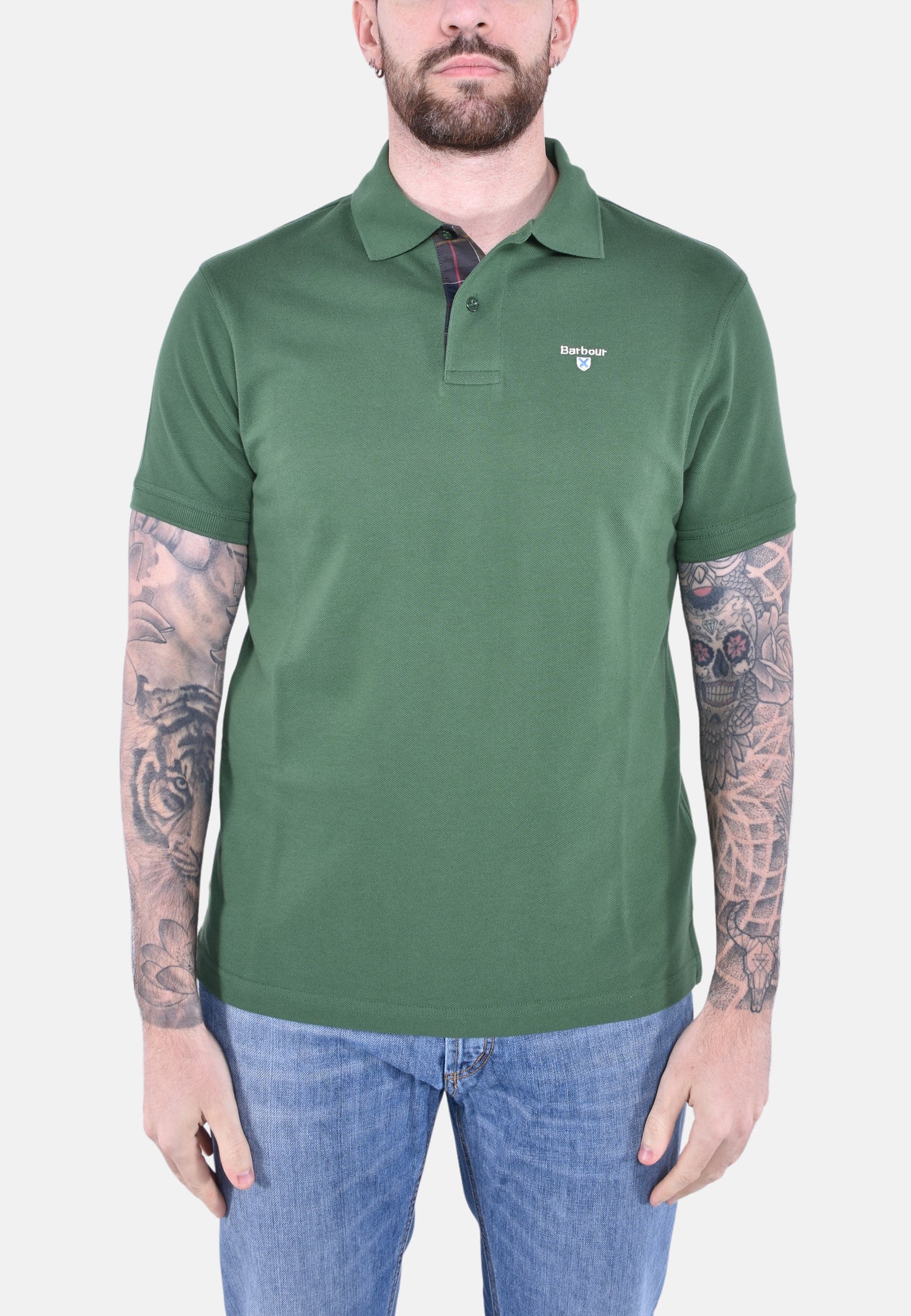 TARTAN PIQUET POLO