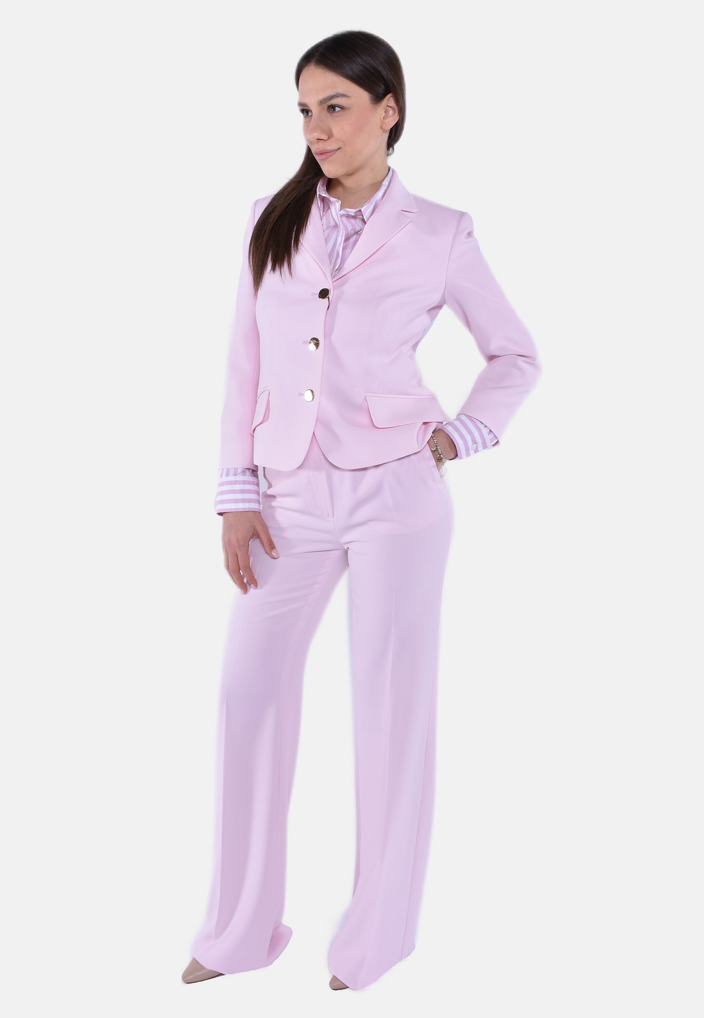 PANTALONE A ZAMPA IN CADY SALE