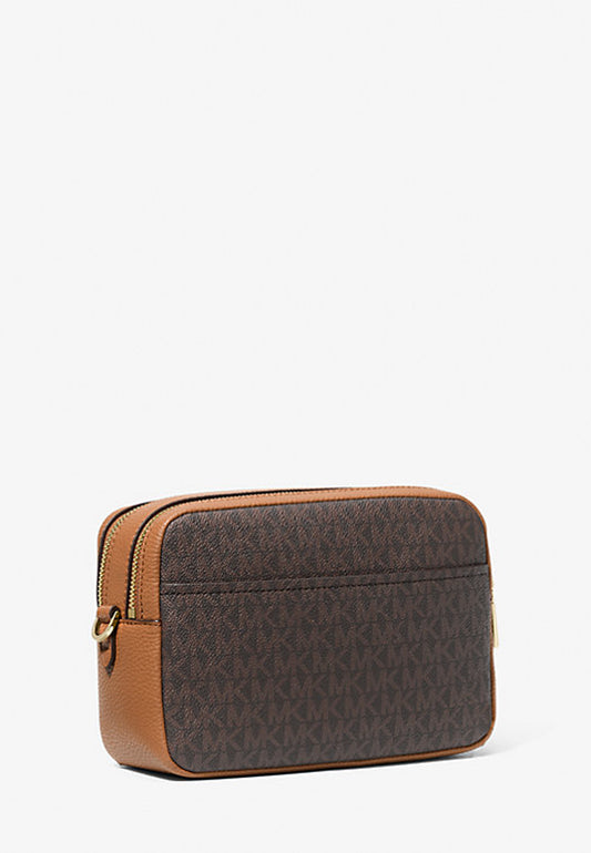 MEDIUM DOUBLE ZIP CHAIN CAMERA CROSSBODY