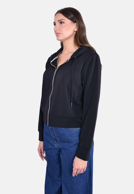 SHLDR PAD CROP ZIP HDIE