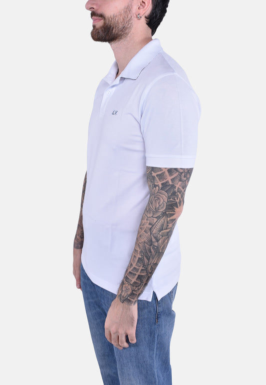 POLO PRINT UNDER COLLAR SHORT SLEEVES
