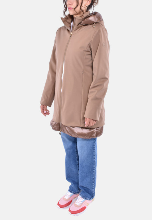 GIUBBOTTO TESSUTO TECNICO CON INTERNO IN PIUMA