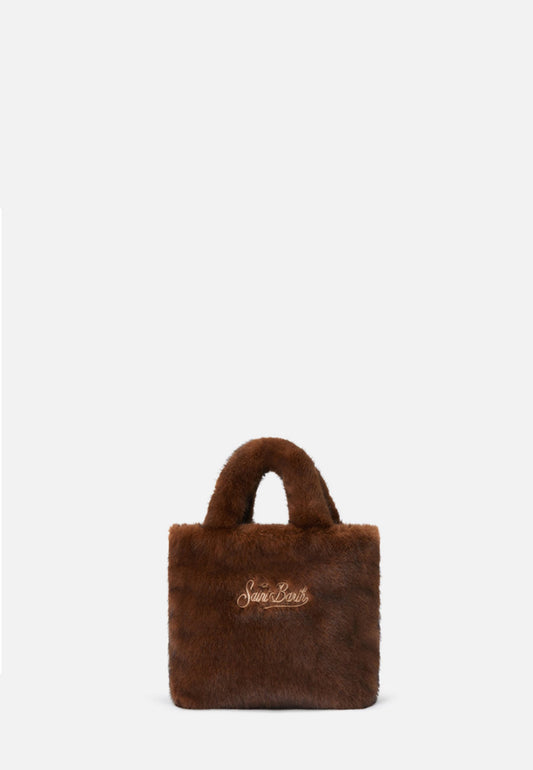 VANITY MINI SOFT FUR SMALL BAG WITH STRAP