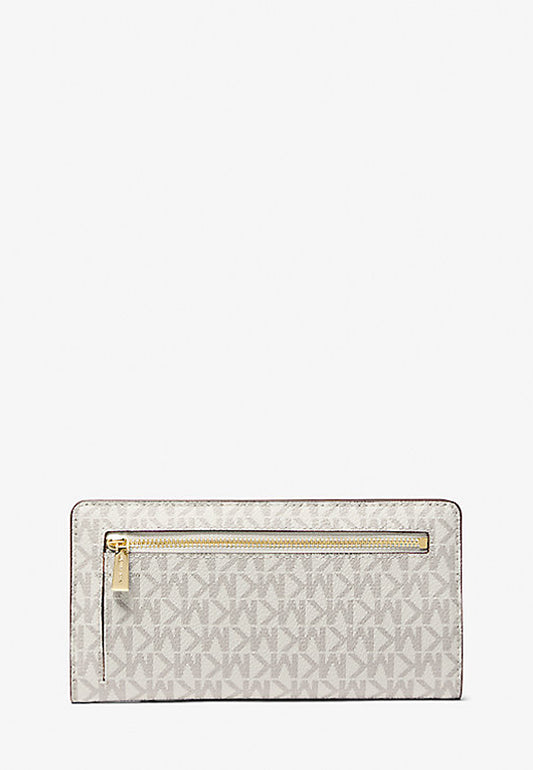 PORTAFOGLIO BRYANT GRANDE IN PELLE MARTELLATA CON CHIUSURA A SCATTO