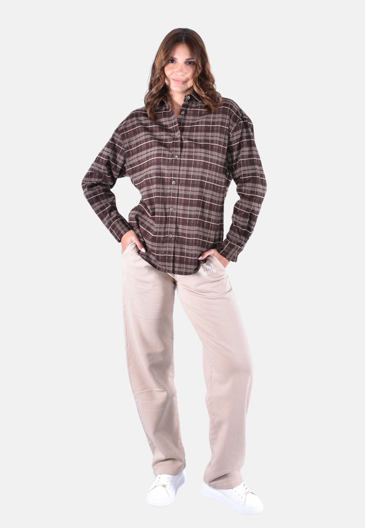 GIGY FLANNEL LONG SLEEVE SHIRT