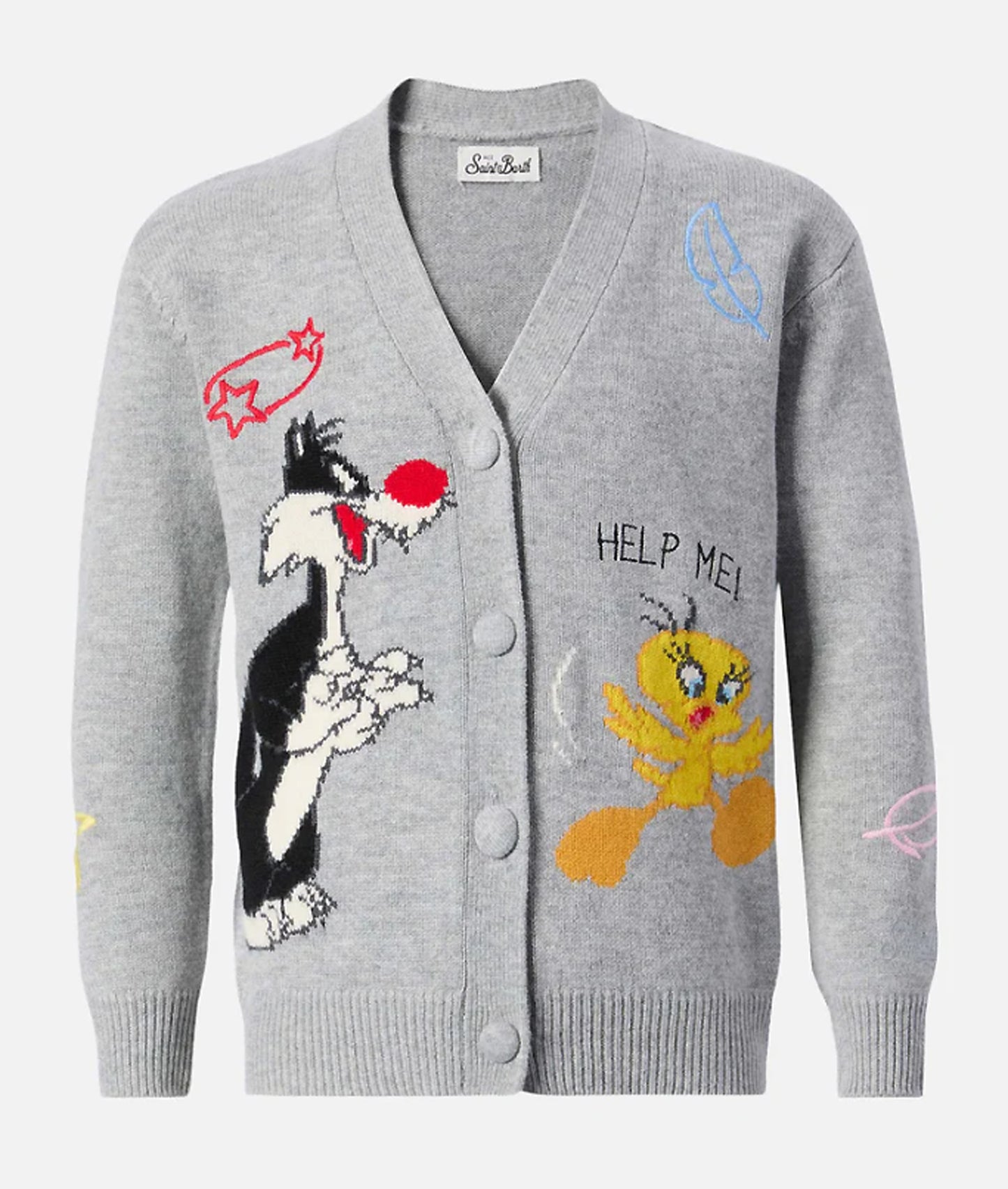 SASI DONEGAL LONG JACQUARD CARDIGAN