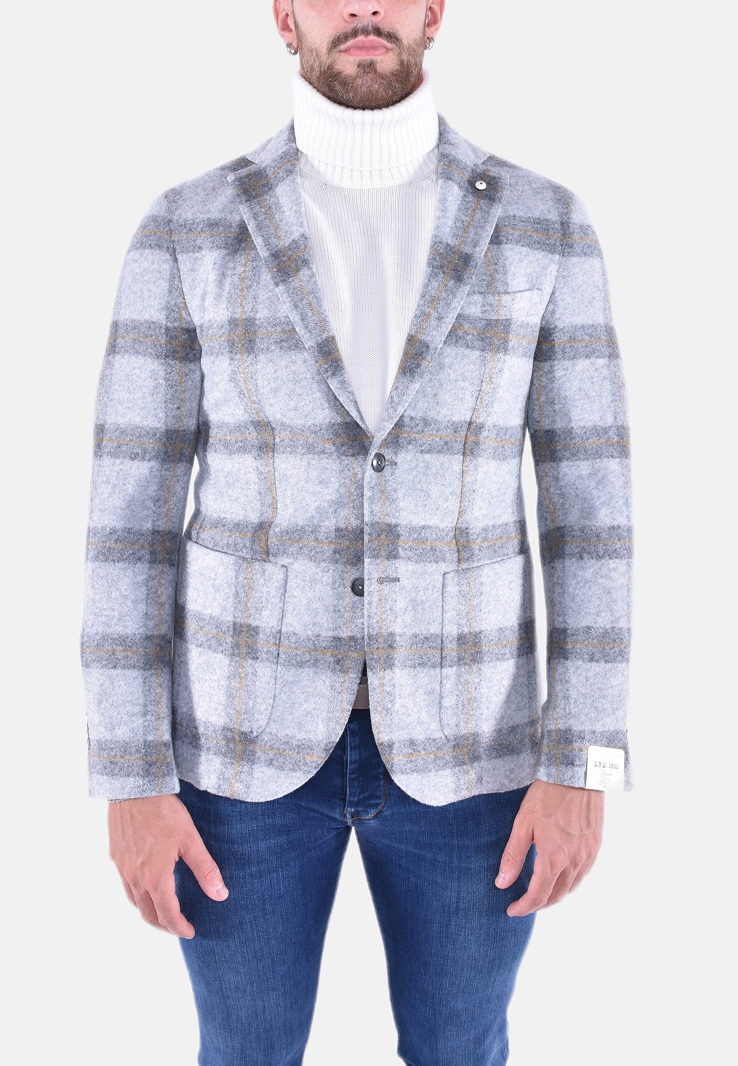 GIACCA SARTORIALE MONOPETTO REGULAR IN JERSEY