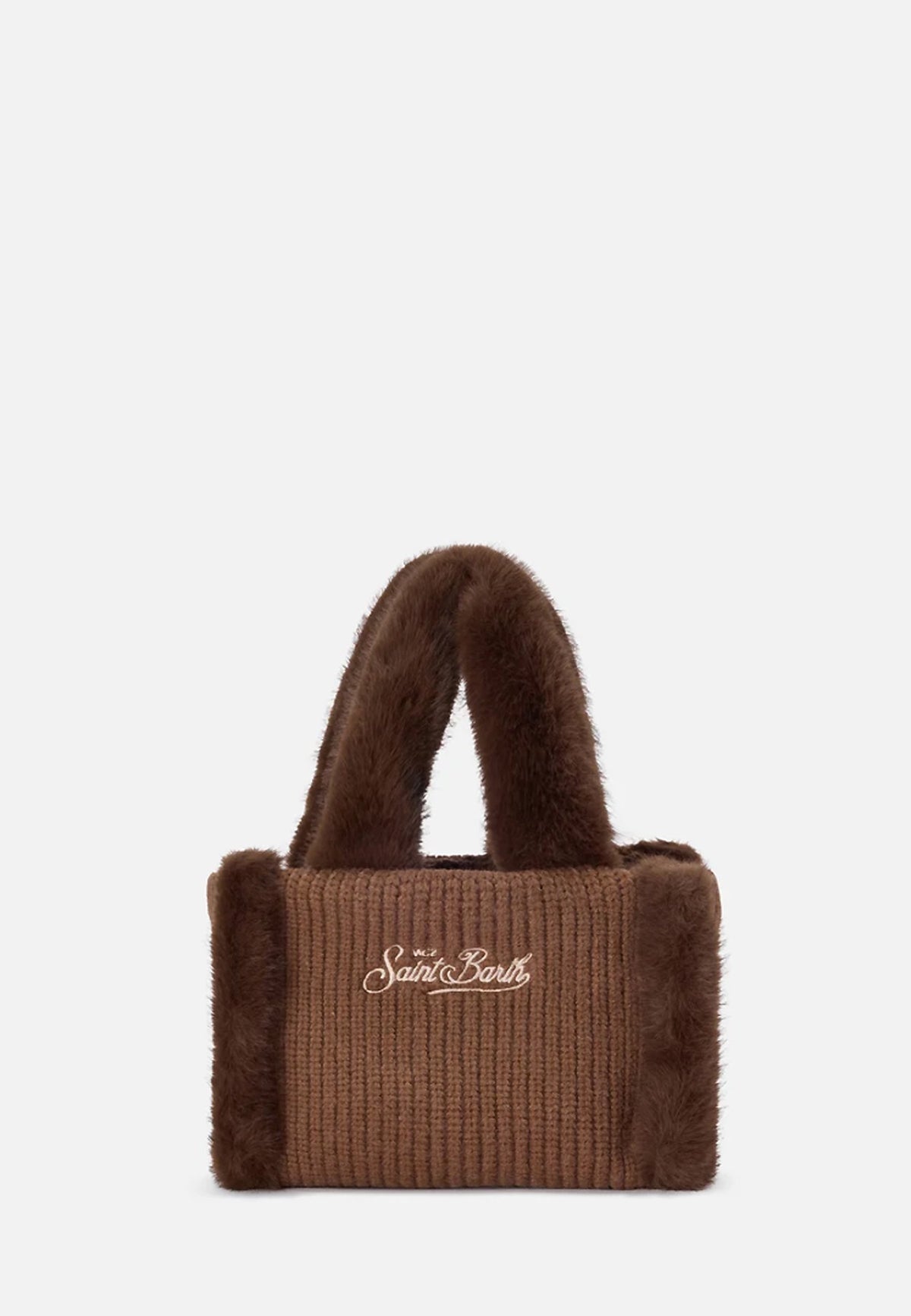 VANITY MINI SHEARLING RIB SMALL BAG WITH STRAP