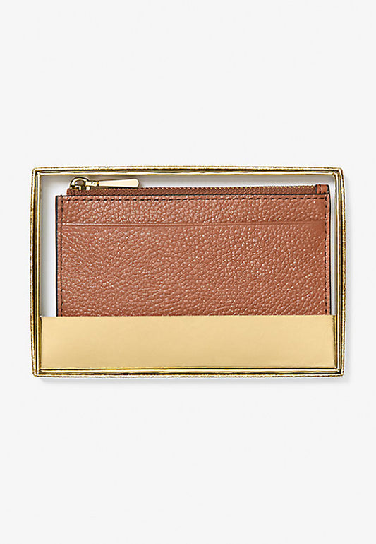 PORTA CARTE DI CREDITO JET SET PICCOLO IN PELLE MARTELLATA