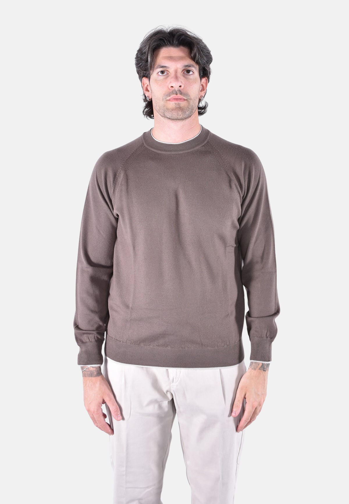 MAGLIA GIROCOLLO DOPPIO COLLO