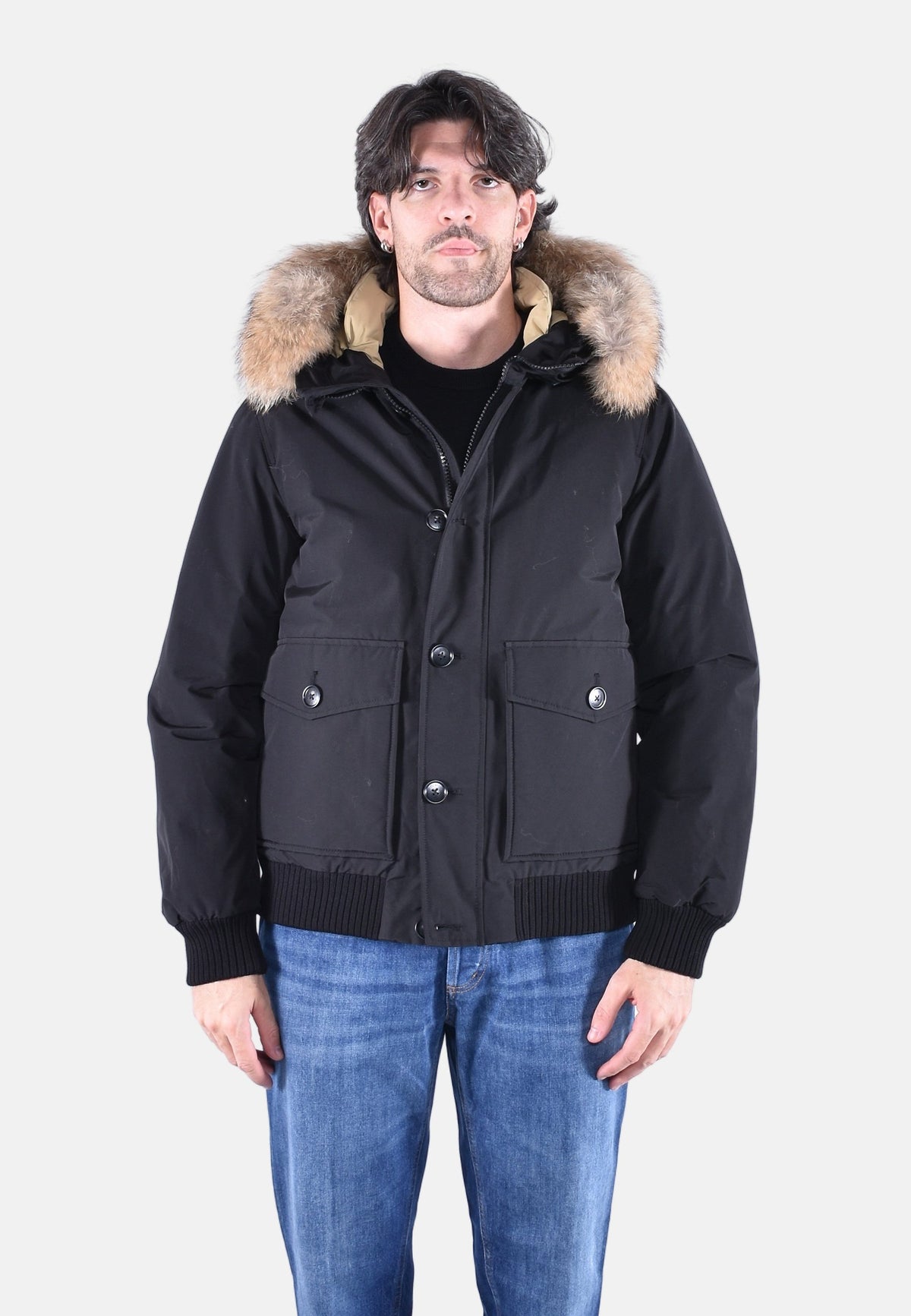 POLAR DETACHABLE FUR BOMBER
