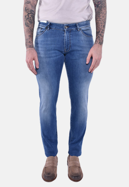 PANTALONE SWING INDIGO TRAVEL DENIM
