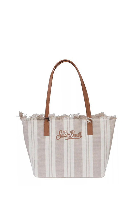 CITY BAG MID FRINGE - DOUBLE STRIPES