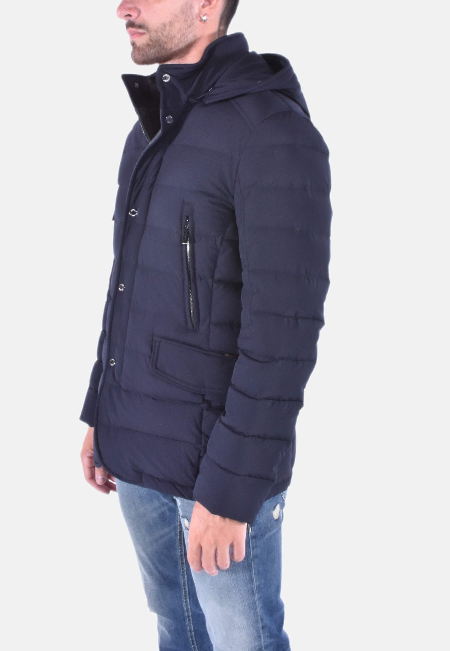 GIACCA IN PIUMA CON CAPPUCCIO STACCABILE CRAIG