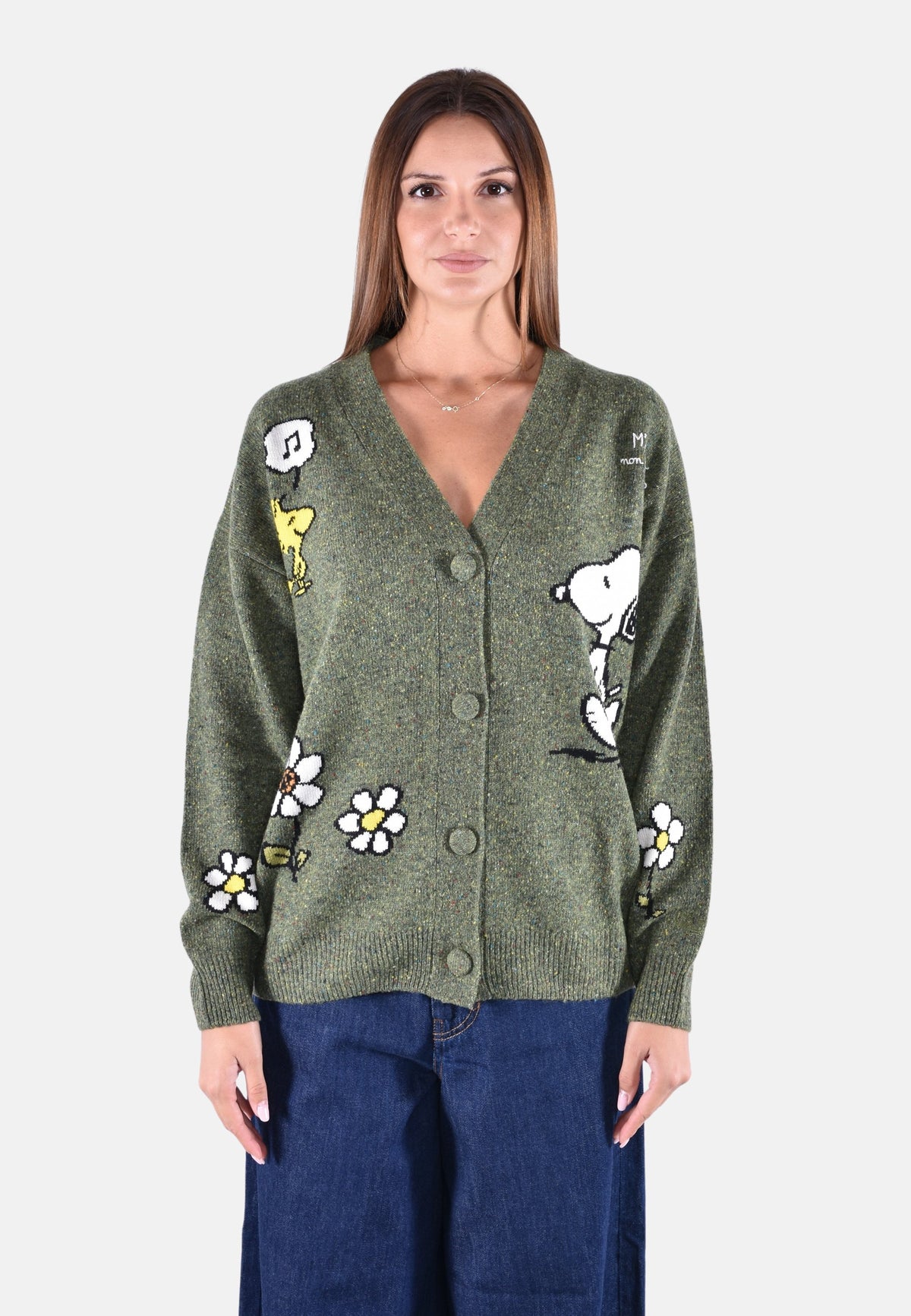 SASI DONEGAL LONG JACQUARD DONEGAL CARDIGAN