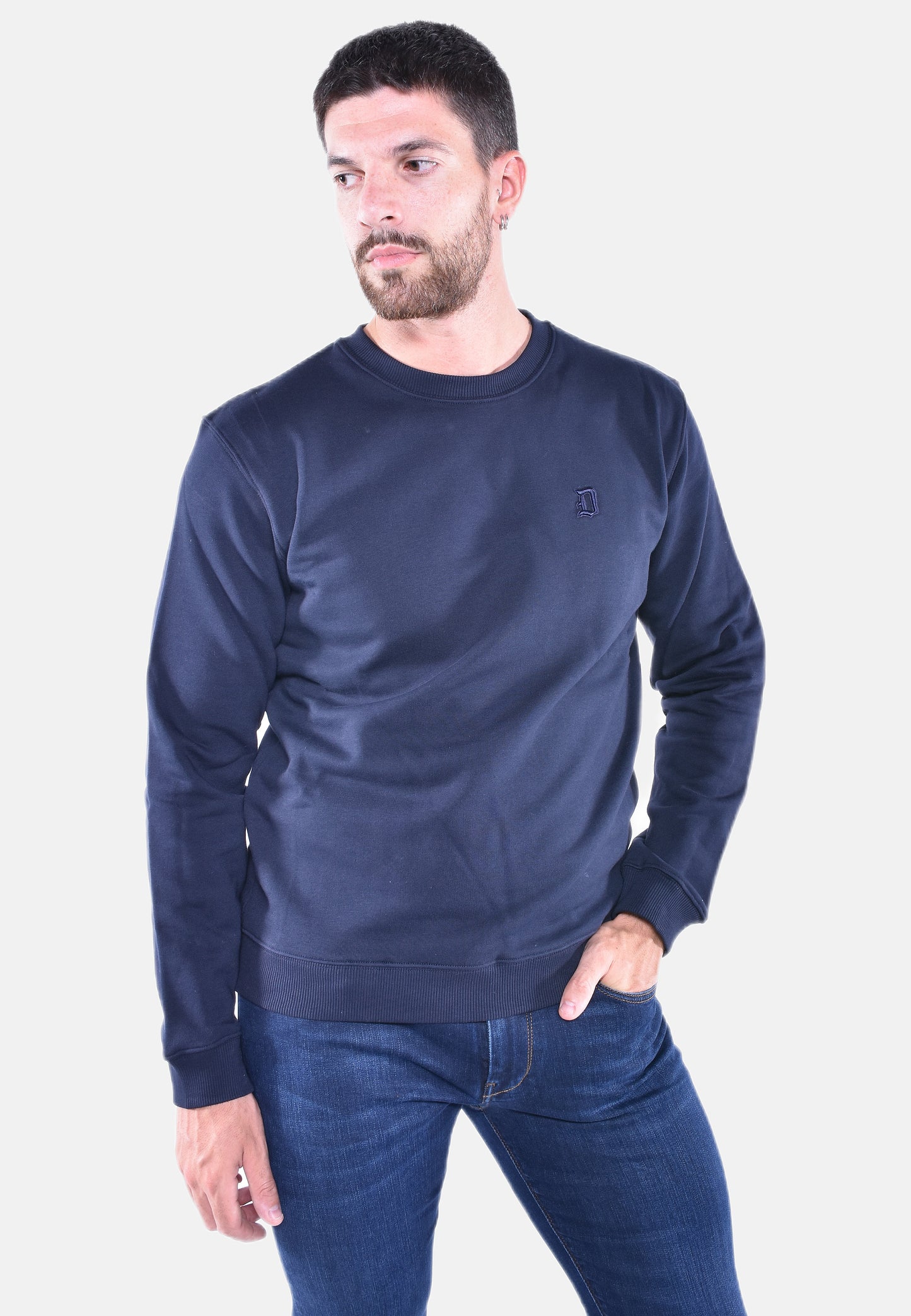 FELPA GIROCOLLO CON LOGO