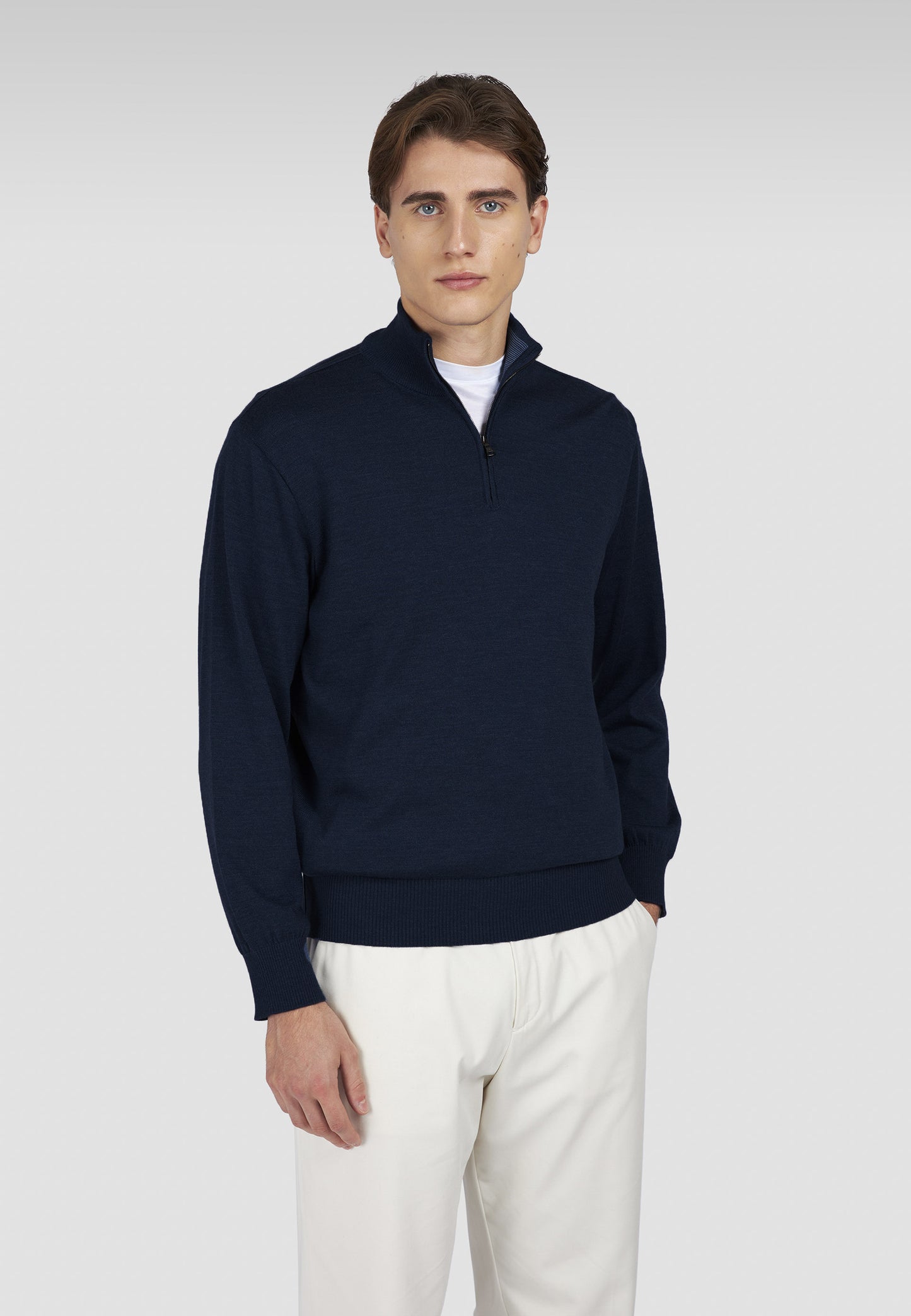 MAGLIA HALF ZIP IN EXTRA SOFT WOOL