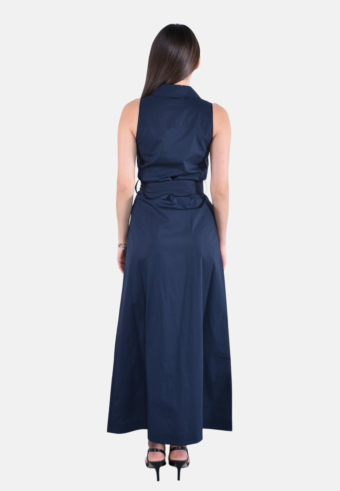 COTTON POPLIN SHIRT DRESS