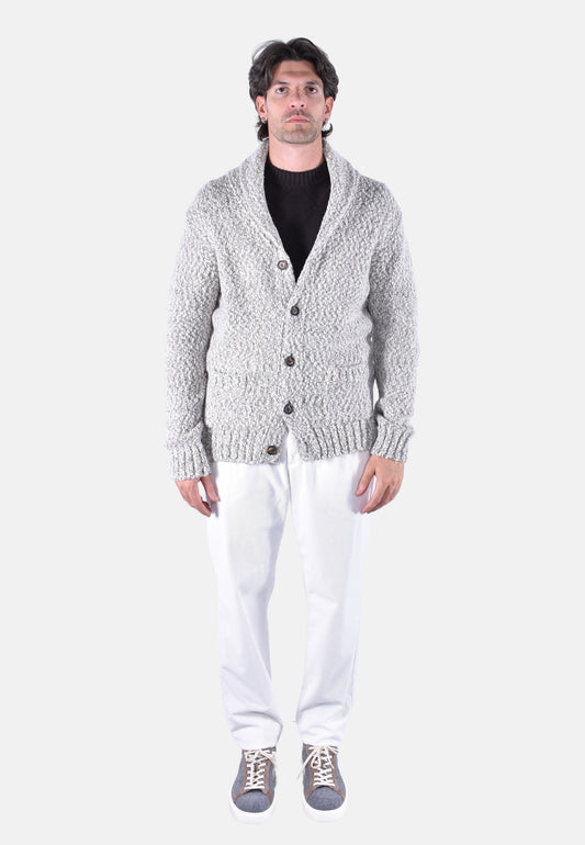 CARDIGAN COLLO SCIALLE