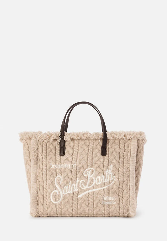 COLETTE WOOL BRAID N HAND BAG WITH STRAP