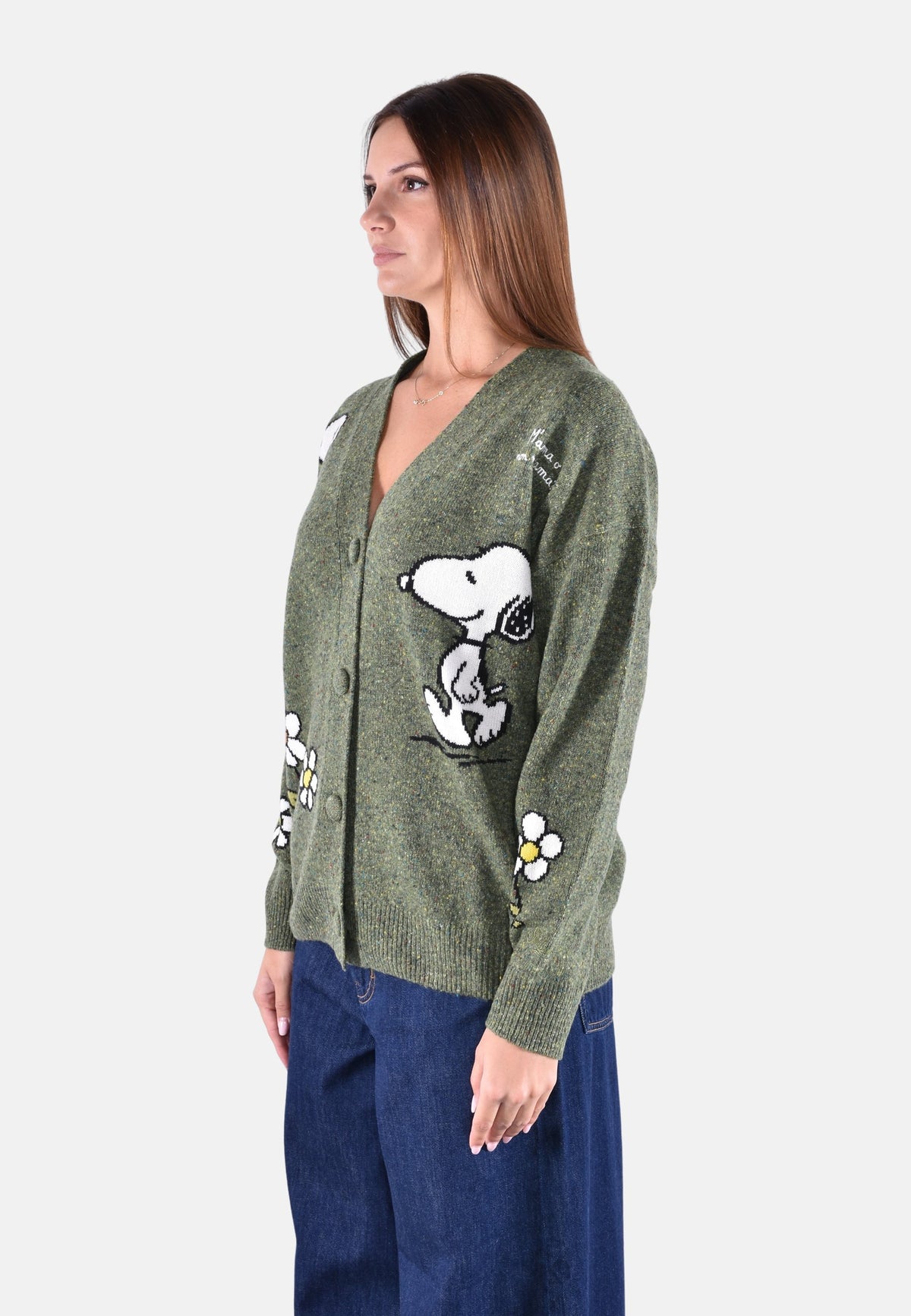 SASI DONEGAL LONG JACQUARD DONEGAL CARDIGAN