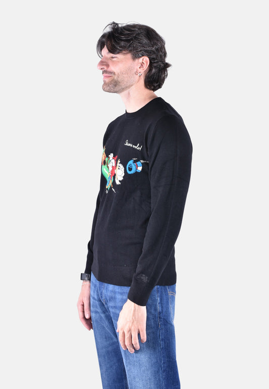 HERON LIGHT CREW NECK LIGHT SWEATER