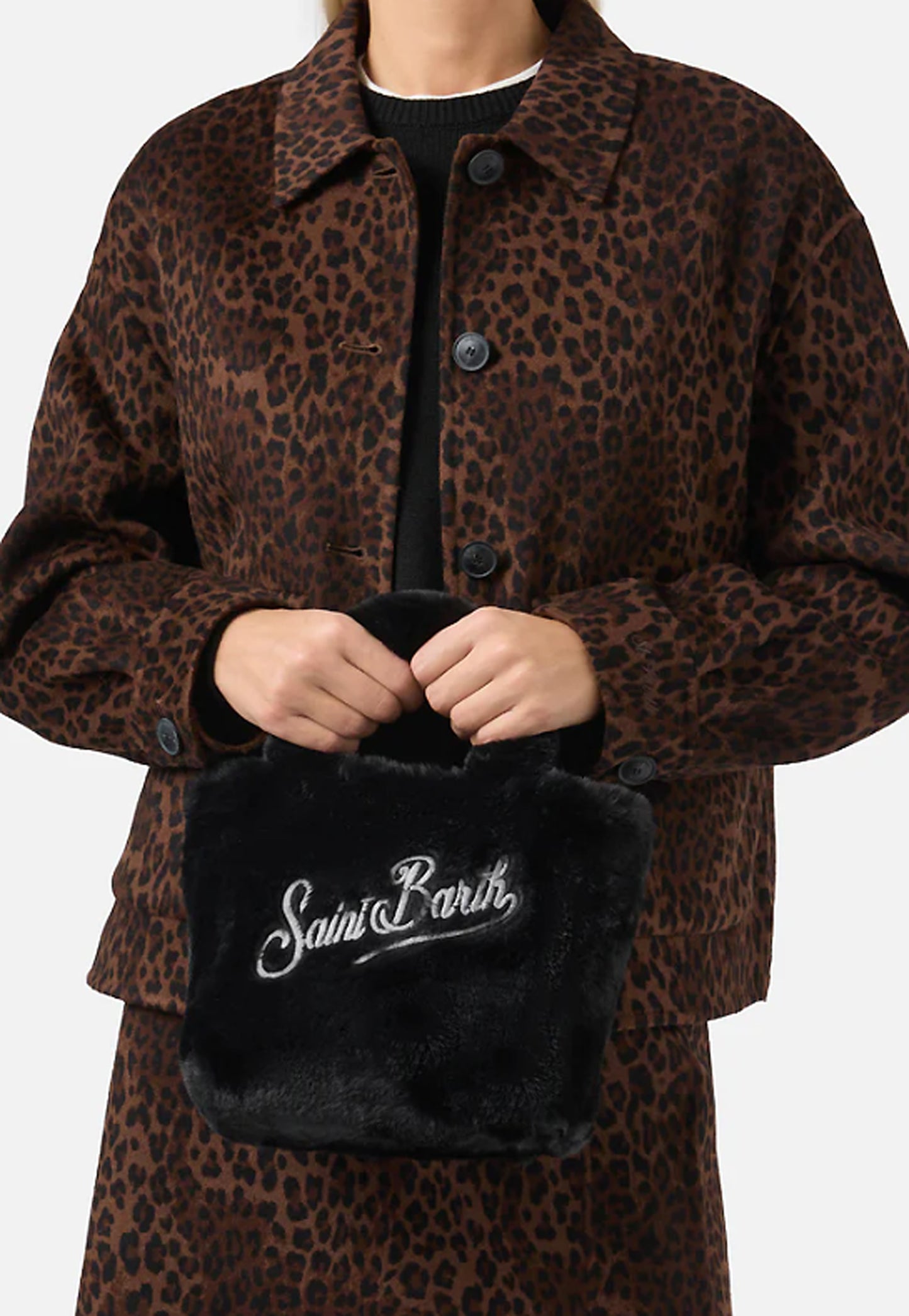 VANITY MINI SOFT FUR SMALL BAG WITH STRAP