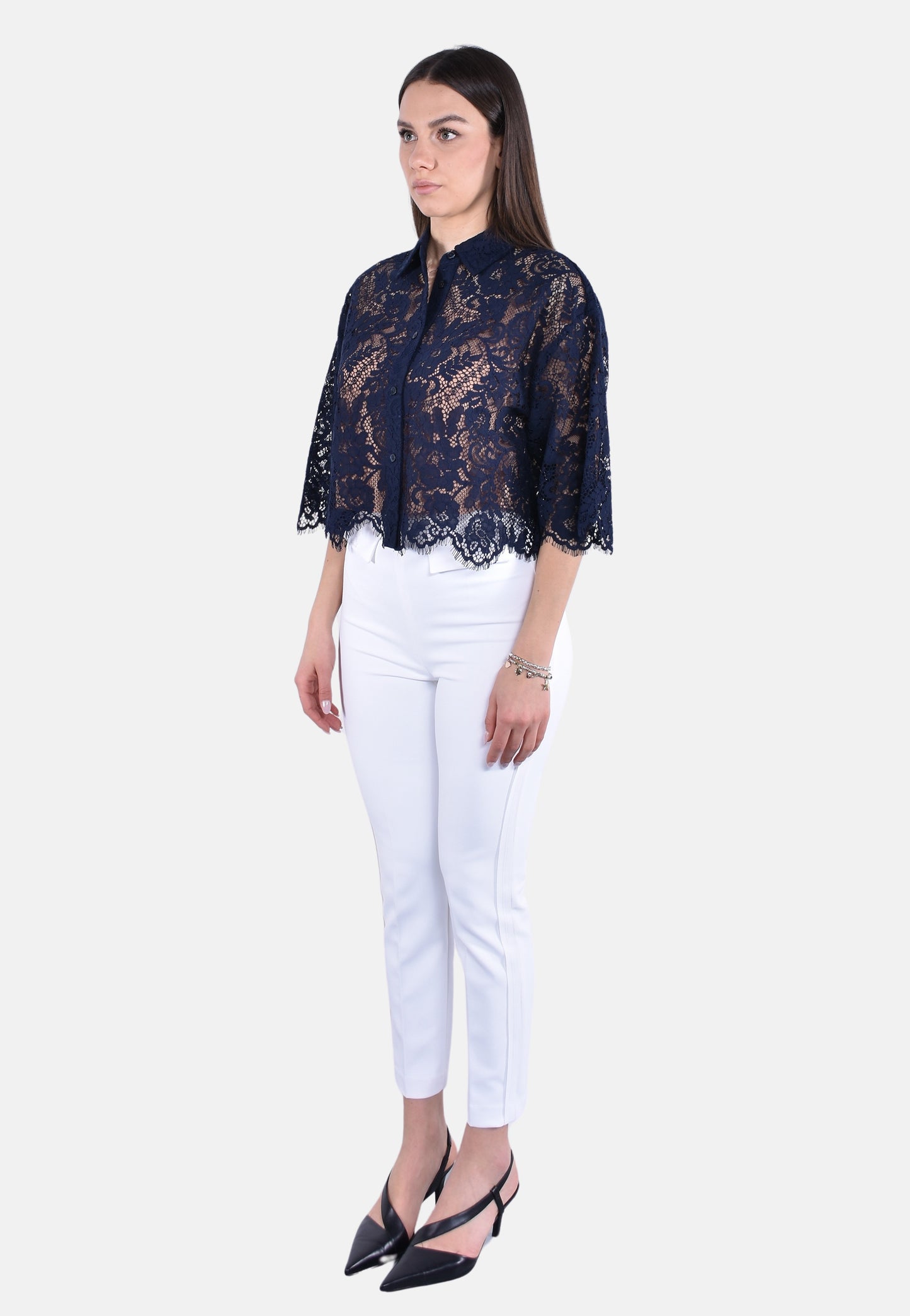 CORDED LACE SS SHIRT