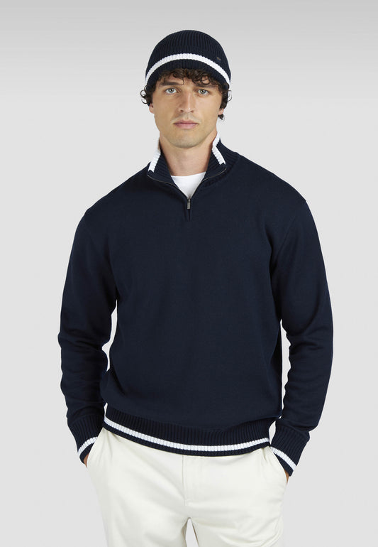 MALIA LF ZIP IN LNA OT COOL OUCHPOLO IN MERINO EXTRAFINE CON SHARK TAG