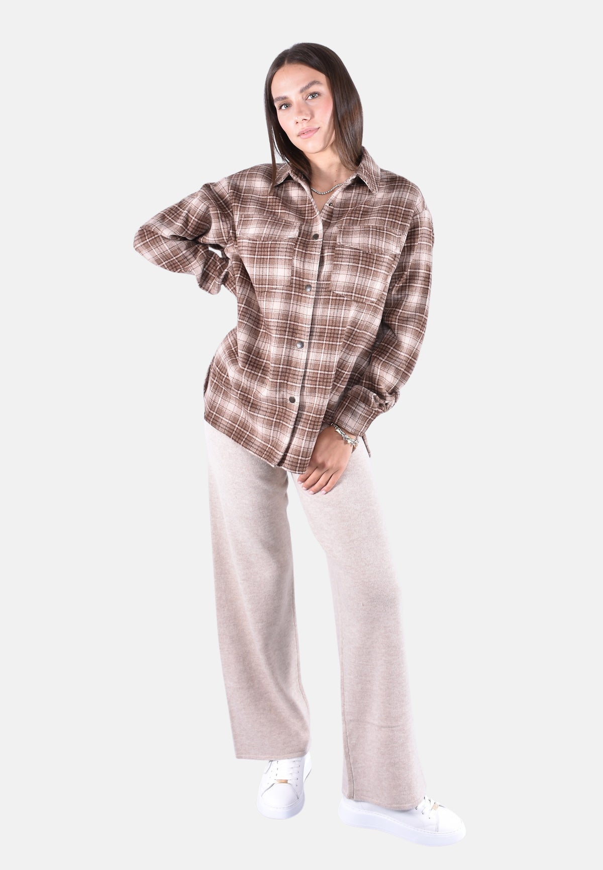 CAMBRY FLANNEL LONG SLEEVE SHIRT
