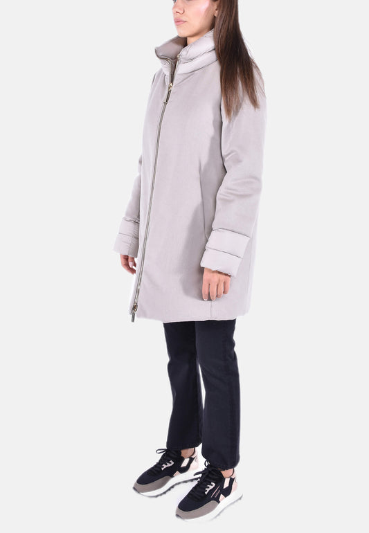 GIUBBOTTO IN LANA E PIUMA ABETE-LE