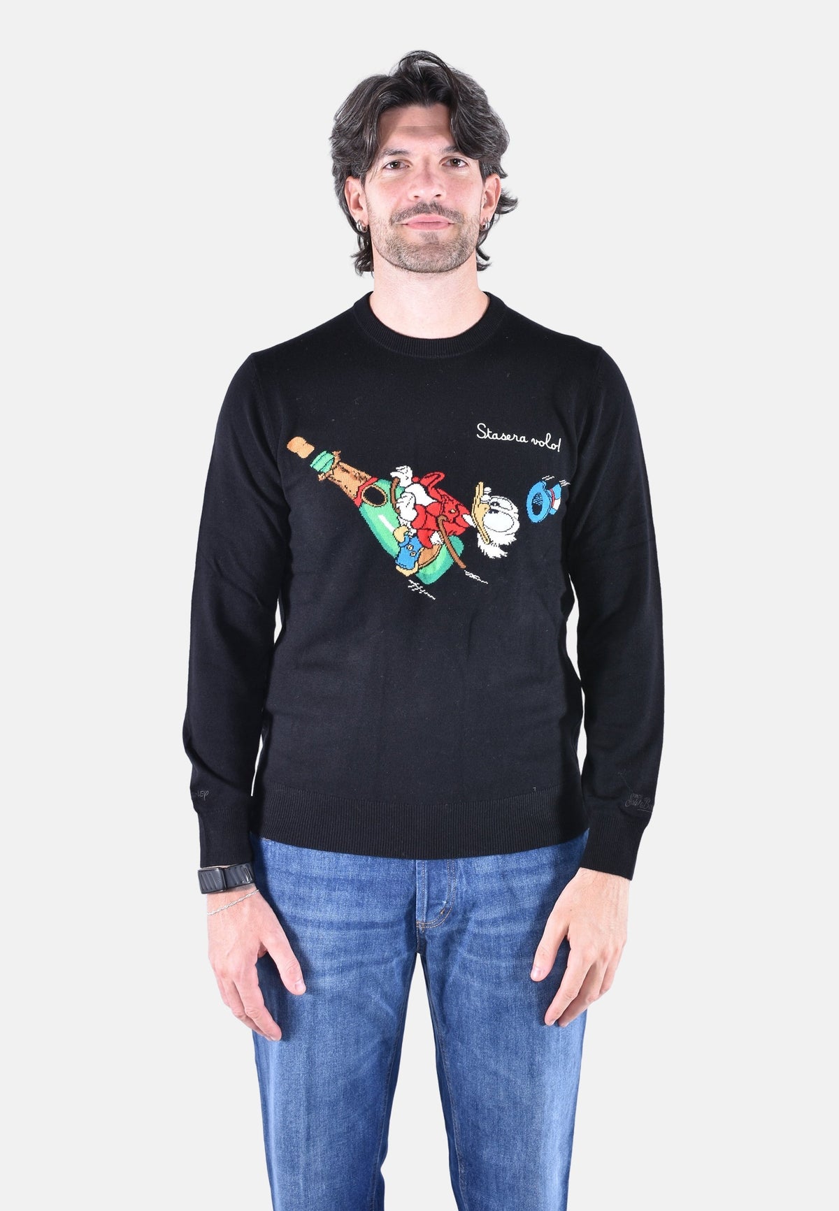 HERON LIGHT CREW NECK LIGHT SWEATER