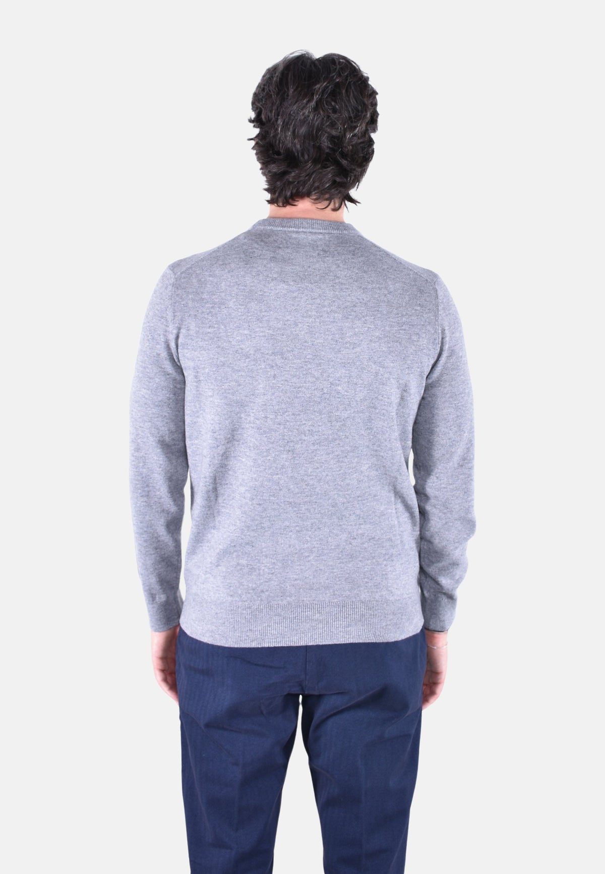 HERON LIGHT EMBRY CREW NECK LIGHT SWEATER