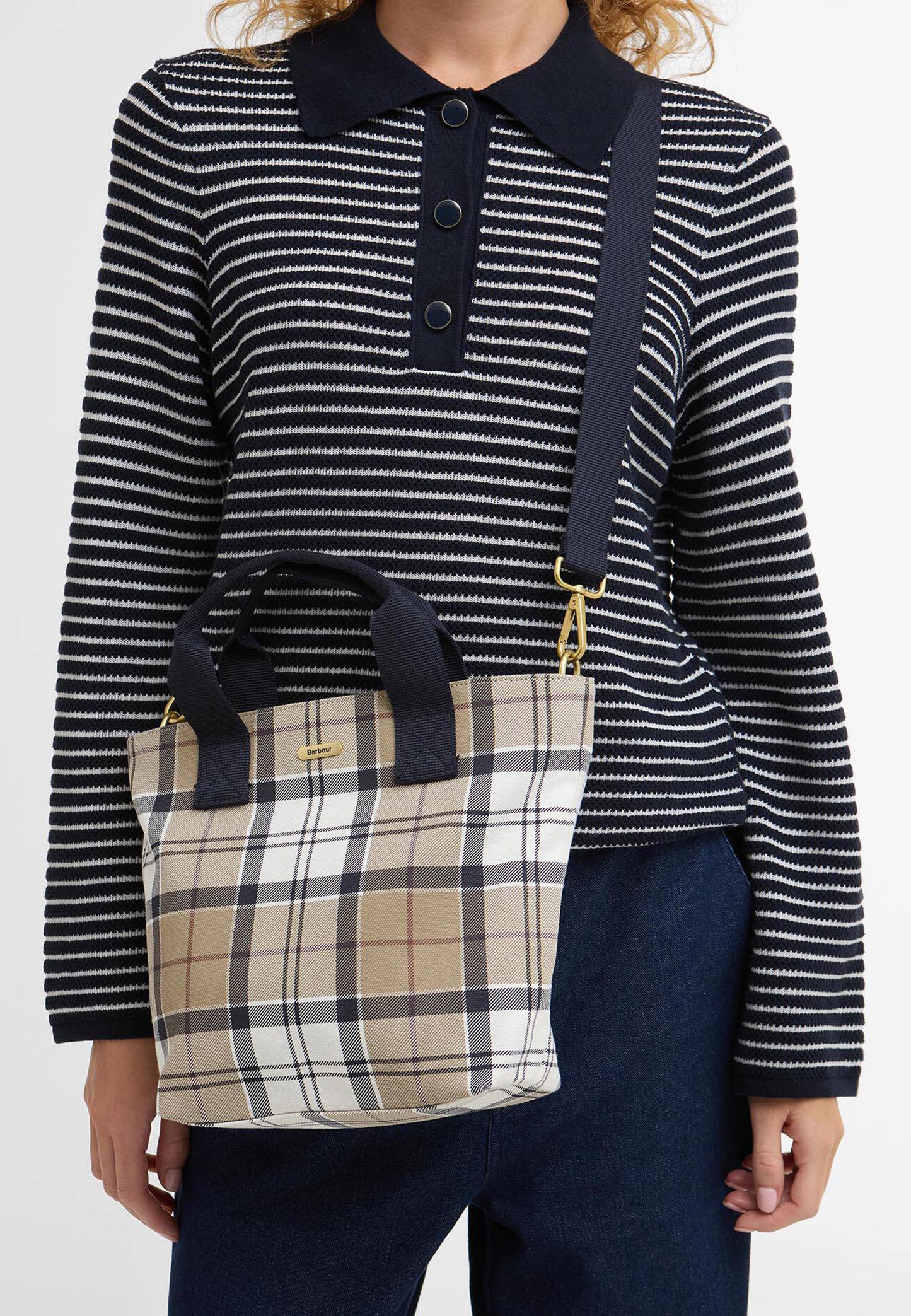 MAISY TARTAN TOTE BAG