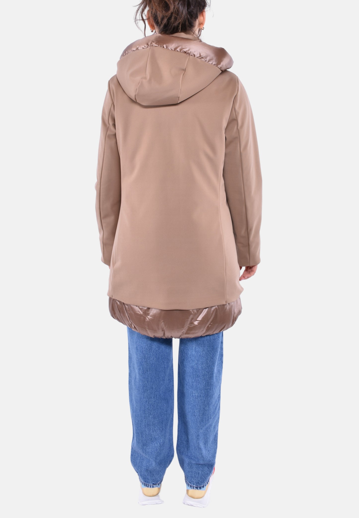 GIUBBOTTO TESSUTO TECNICO CON INTERNO IN PIUMA