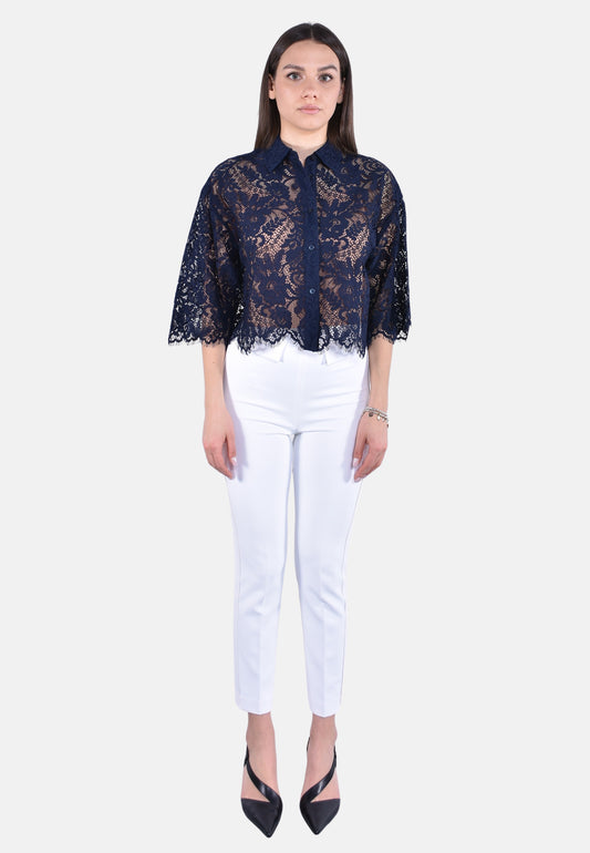 CORDED LACE SS SHIRT