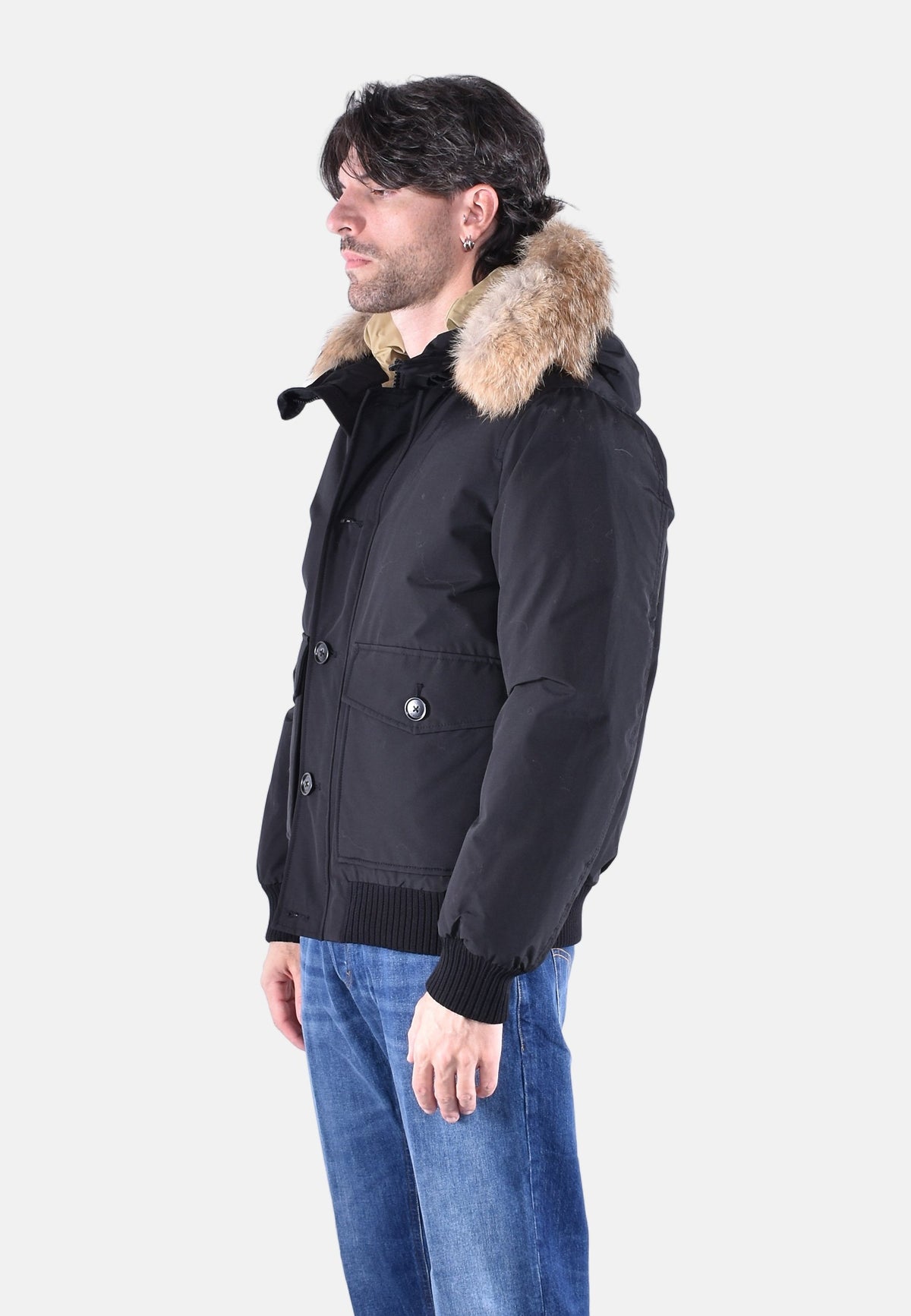 POLAR DETACHABLE FUR BOMBER