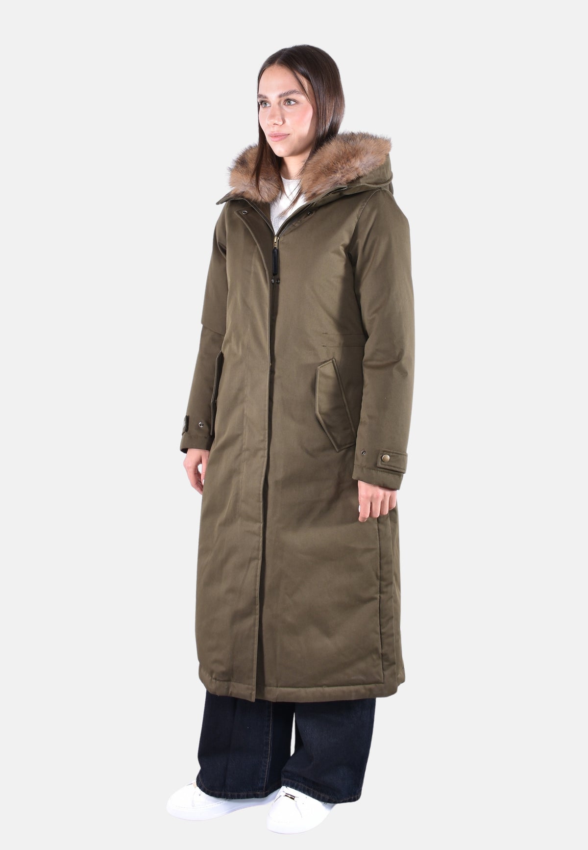 BEST COTTON FAUX FUR PARKA